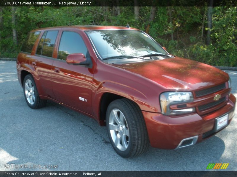 Red Jewel / Ebony 2008 Chevrolet TrailBlazer SS