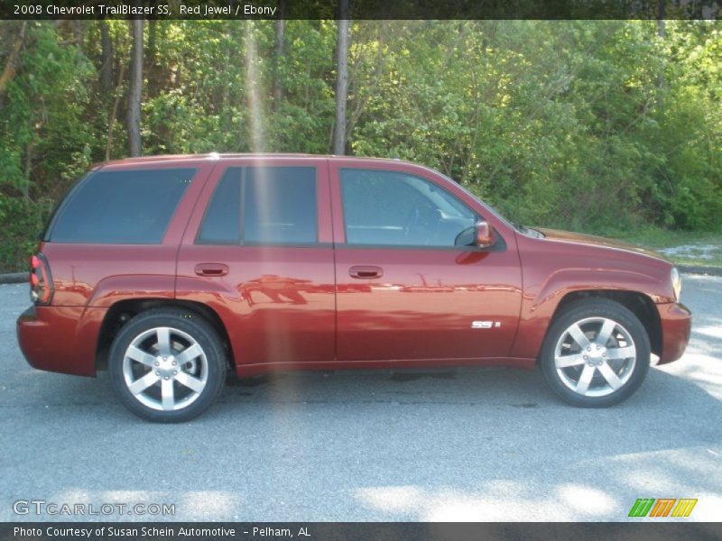 Red Jewel / Ebony 2008 Chevrolet TrailBlazer SS