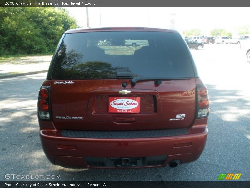 Red Jewel / Ebony 2008 Chevrolet TrailBlazer SS