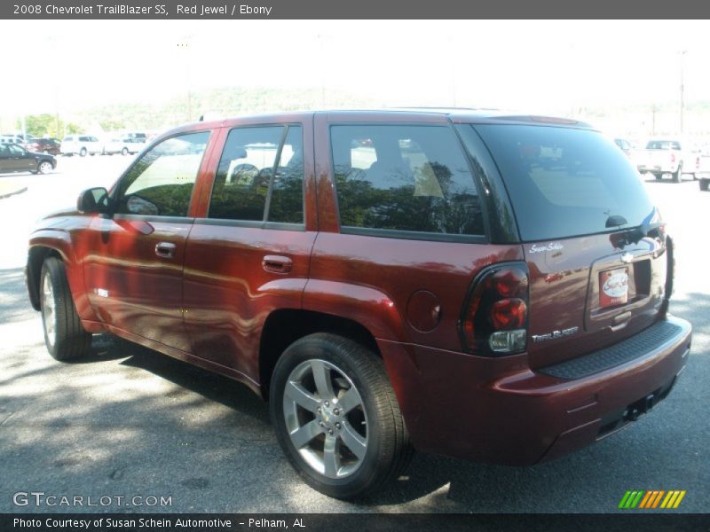 Red Jewel / Ebony 2008 Chevrolet TrailBlazer SS
