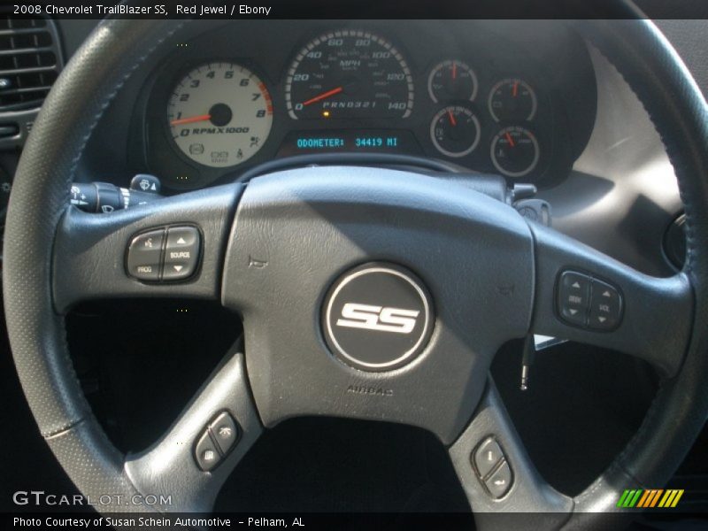 Red Jewel / Ebony 2008 Chevrolet TrailBlazer SS