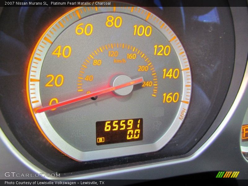 Platinum Pearl Matallic / Charcoal 2007 Nissan Murano SL