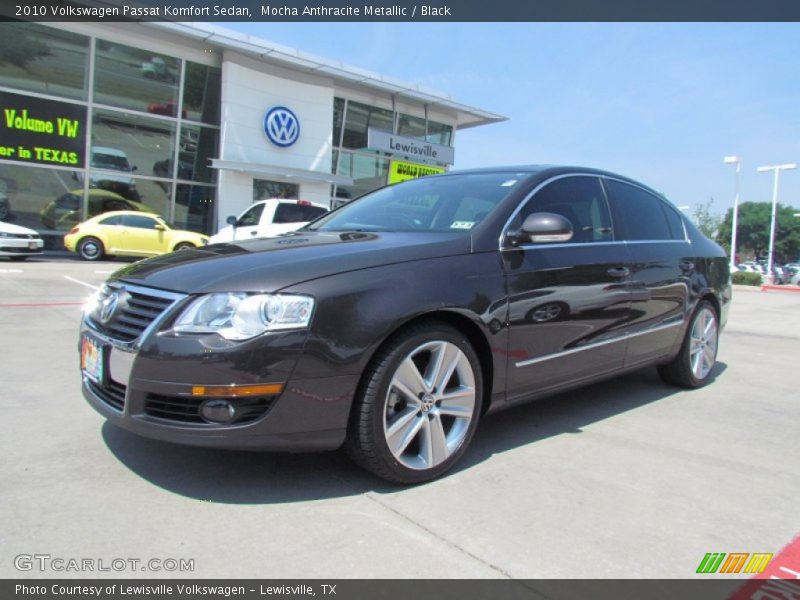 Mocha Anthracite Metallic / Black 2010 Volkswagen Passat Komfort Sedan