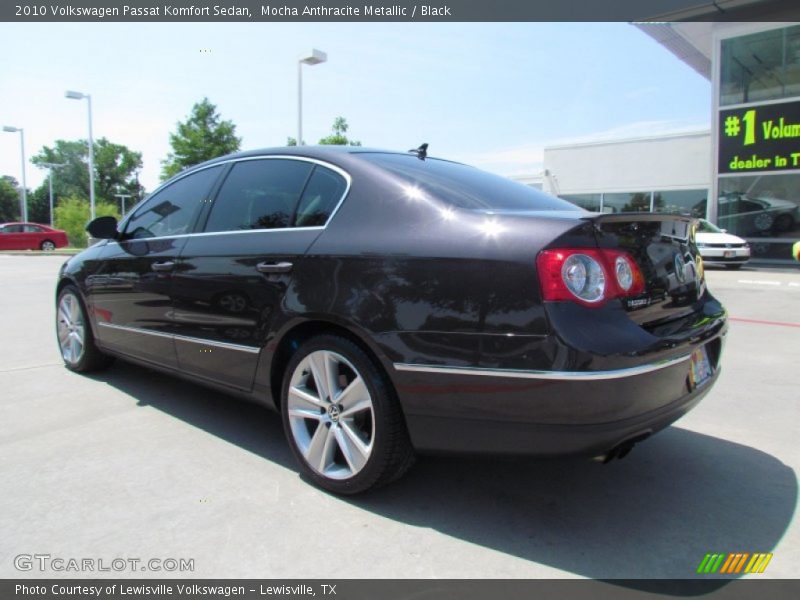Mocha Anthracite Metallic / Black 2010 Volkswagen Passat Komfort Sedan