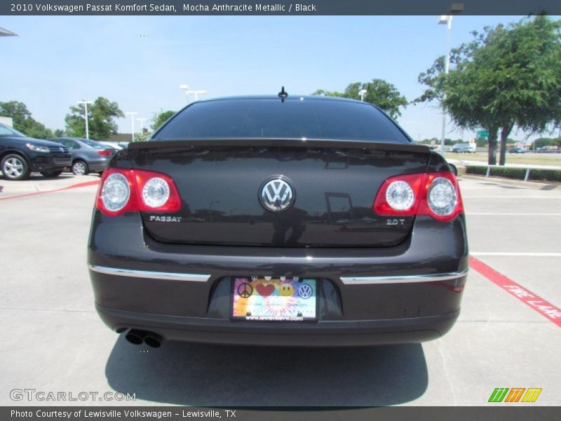 Mocha Anthracite Metallic / Black 2010 Volkswagen Passat Komfort Sedan