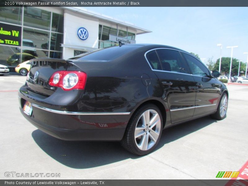 Mocha Anthracite Metallic / Black 2010 Volkswagen Passat Komfort Sedan