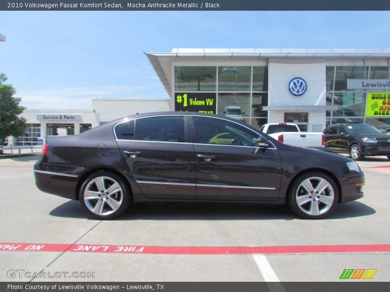 Mocha Anthracite Metallic / Black 2010 Volkswagen Passat Komfort Sedan