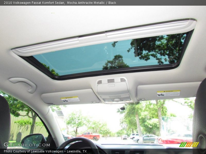 Sunroof of 2010 Passat Komfort Sedan