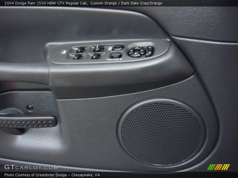 Custom Orange / Dark Slate Gray/Orange 2004 Dodge Ram 1500 HEMI GTX Regular Cab