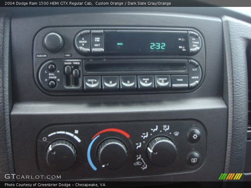 Controls of 2004 Ram 1500 HEMI GTX Regular Cab