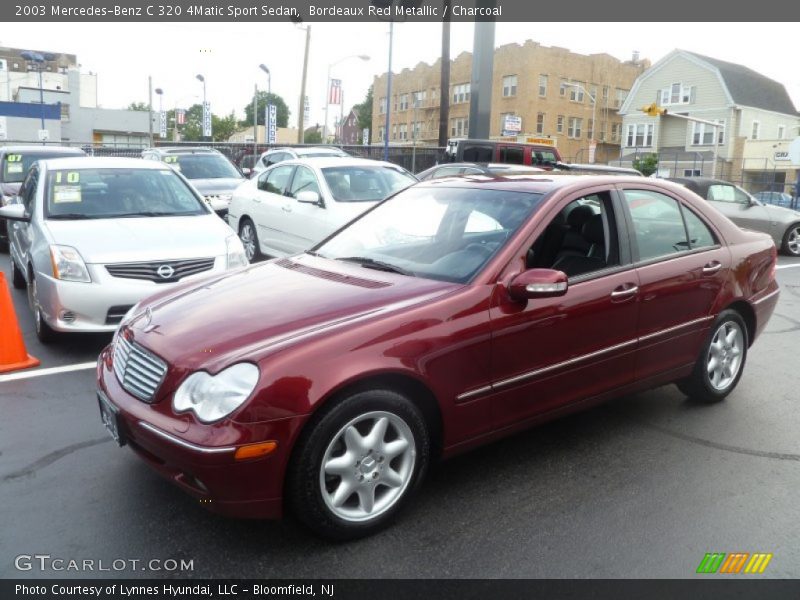 Bordeaux Red Metallic / Charcoal 2003 Mercedes-Benz C 320 4Matic Sport Sedan