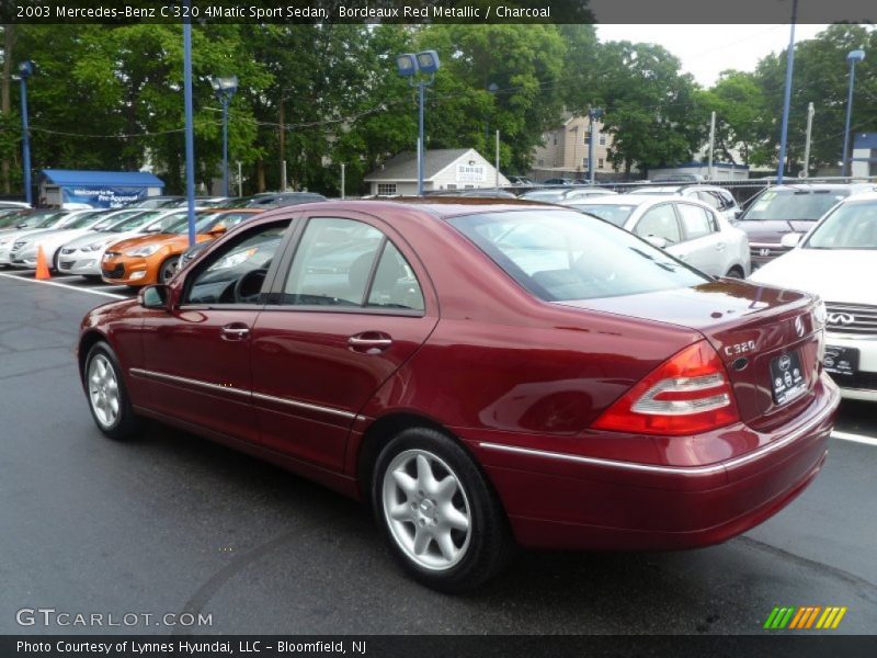 Bordeaux Red Metallic / Charcoal 2003 Mercedes-Benz C 320 4Matic Sport Sedan