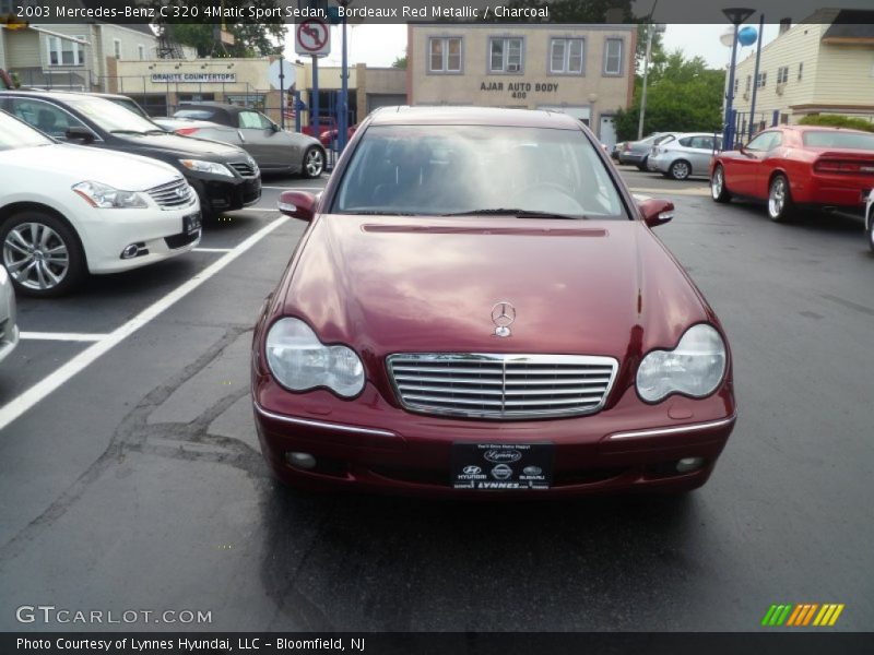 Bordeaux Red Metallic / Charcoal 2003 Mercedes-Benz C 320 4Matic Sport Sedan