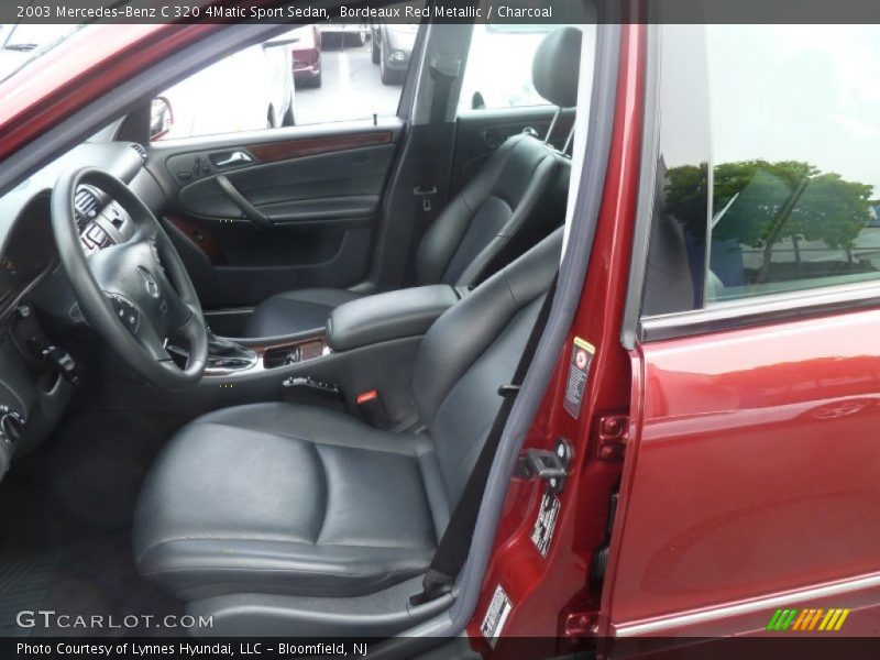 Bordeaux Red Metallic / Charcoal 2003 Mercedes-Benz C 320 4Matic Sport Sedan