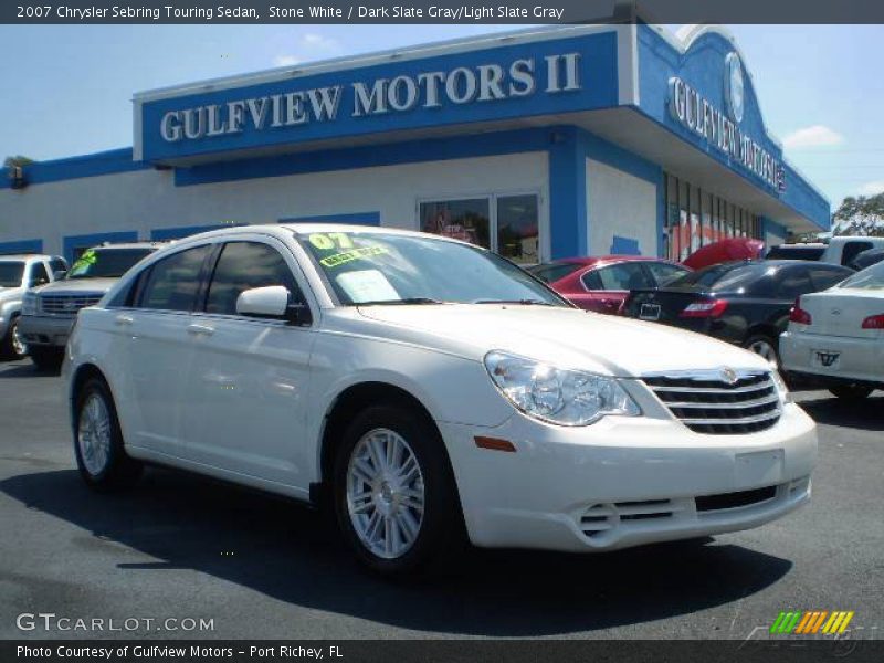 Stone White / Dark Slate Gray/Light Slate Gray 2007 Chrysler Sebring Touring Sedan