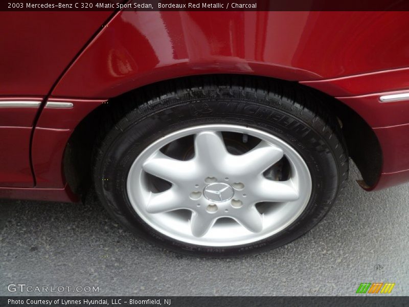 Bordeaux Red Metallic / Charcoal 2003 Mercedes-Benz C 320 4Matic Sport Sedan
