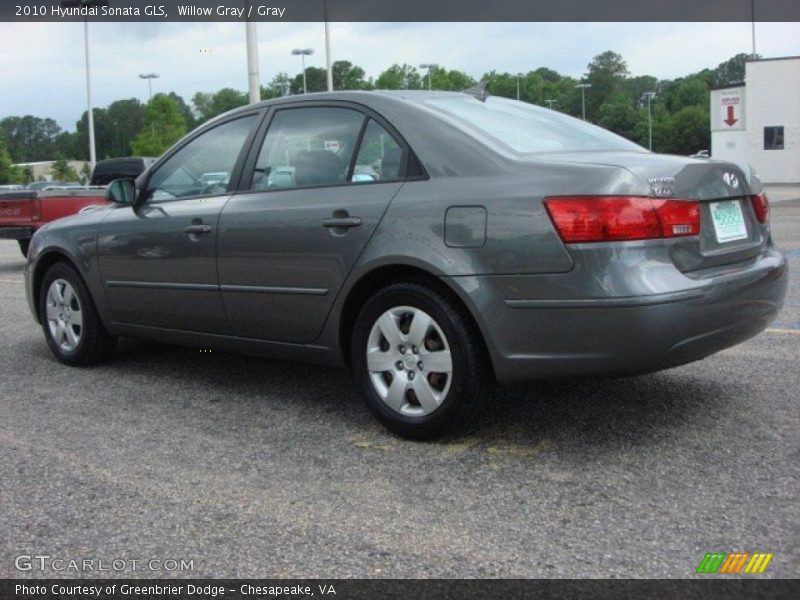 Willow Gray / Gray 2010 Hyundai Sonata GLS