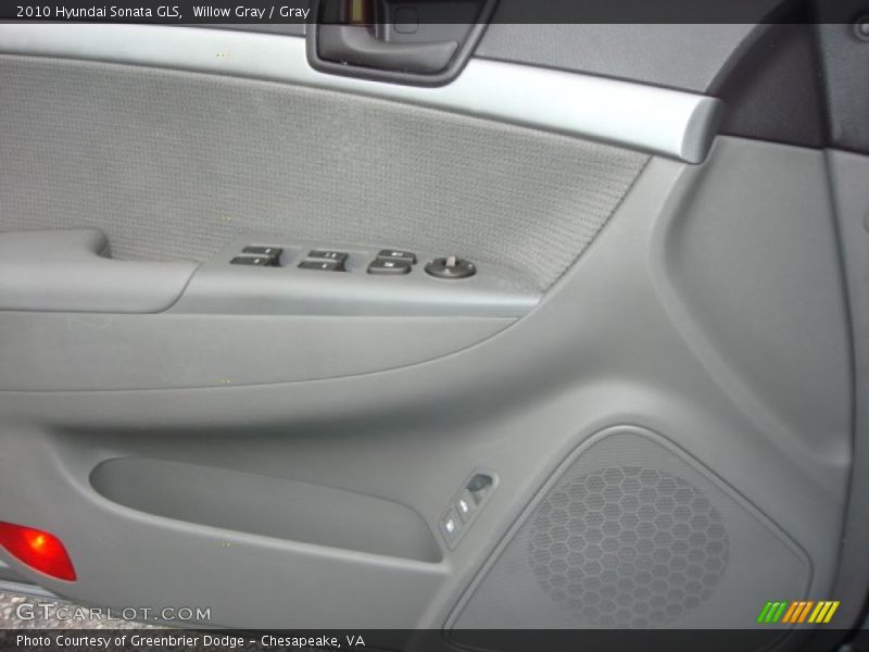 Willow Gray / Gray 2010 Hyundai Sonata GLS