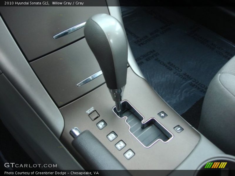 Willow Gray / Gray 2010 Hyundai Sonata GLS