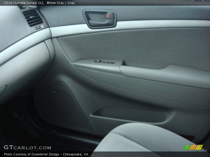 Willow Gray / Gray 2010 Hyundai Sonata GLS