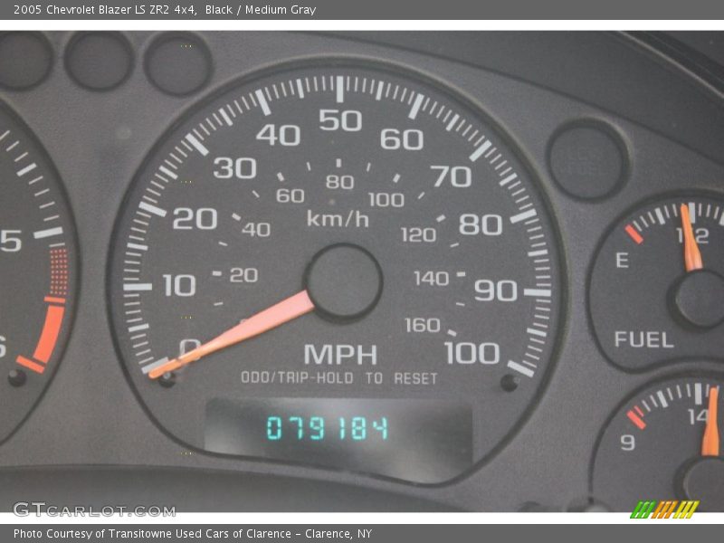 Black / Medium Gray 2005 Chevrolet Blazer LS ZR2 4x4