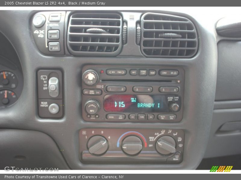 Black / Medium Gray 2005 Chevrolet Blazer LS ZR2 4x4