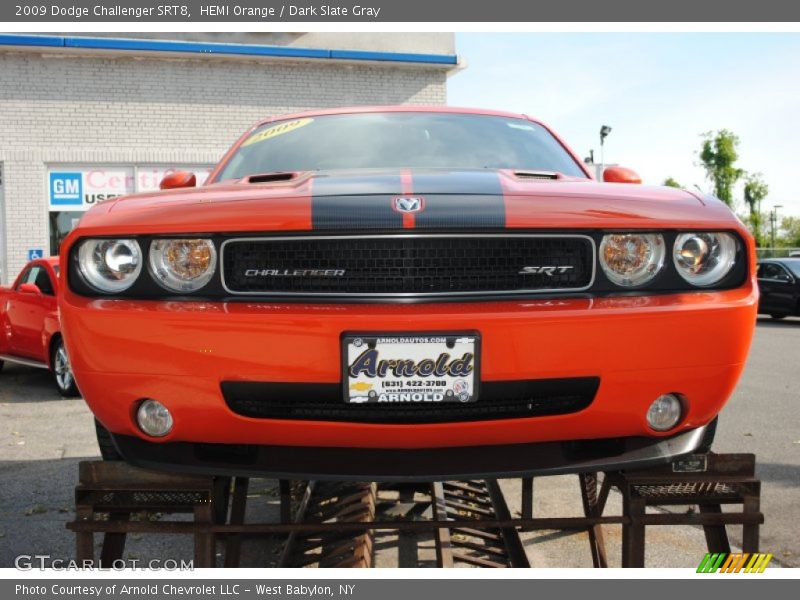 HEMI Orange / Dark Slate Gray 2009 Dodge Challenger SRT8