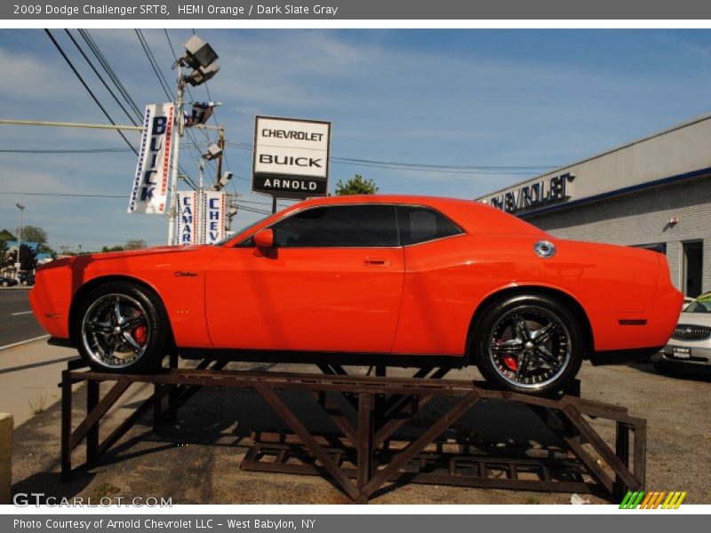 HEMI Orange / Dark Slate Gray 2009 Dodge Challenger SRT8