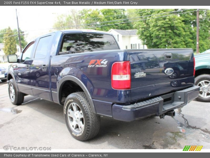 True Blue Metallic / Medium Flint/Dark Flint Grey 2005 Ford F150 FX4 SuperCrew 4x4