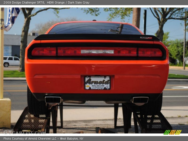 HEMI Orange / Dark Slate Gray 2009 Dodge Challenger SRT8