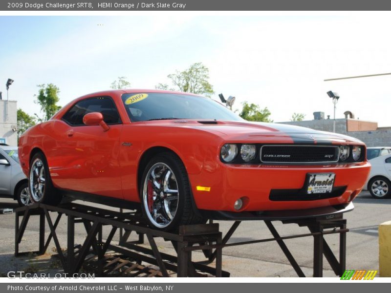 HEMI Orange / Dark Slate Gray 2009 Dodge Challenger SRT8