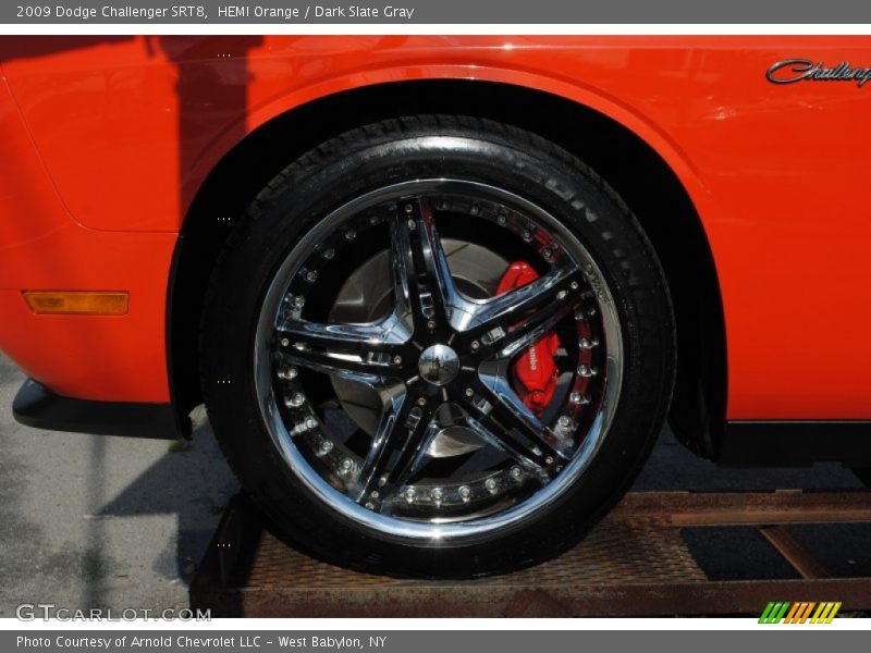 HEMI Orange / Dark Slate Gray 2009 Dodge Challenger SRT8