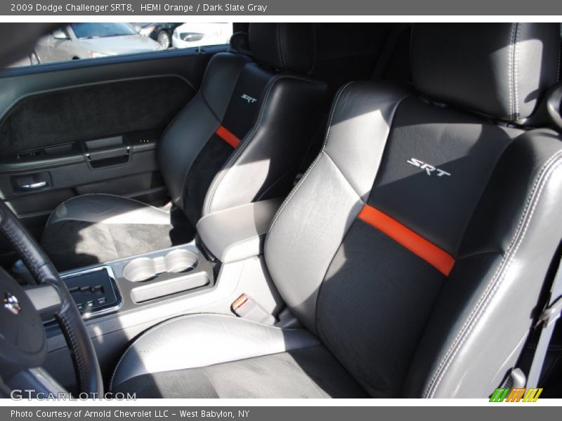 HEMI Orange / Dark Slate Gray 2009 Dodge Challenger SRT8