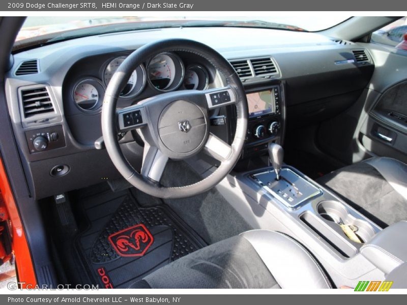 HEMI Orange / Dark Slate Gray 2009 Dodge Challenger SRT8