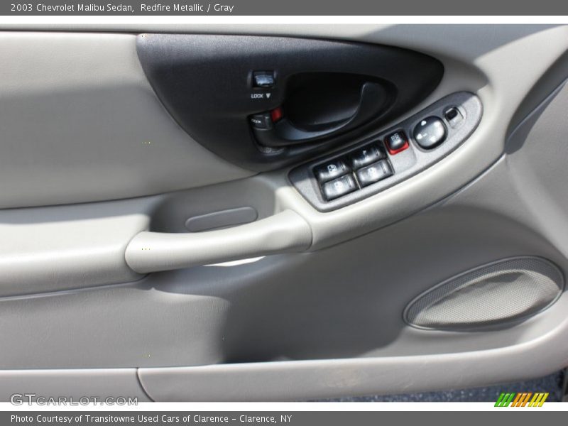 Redfire Metallic / Gray 2003 Chevrolet Malibu Sedan