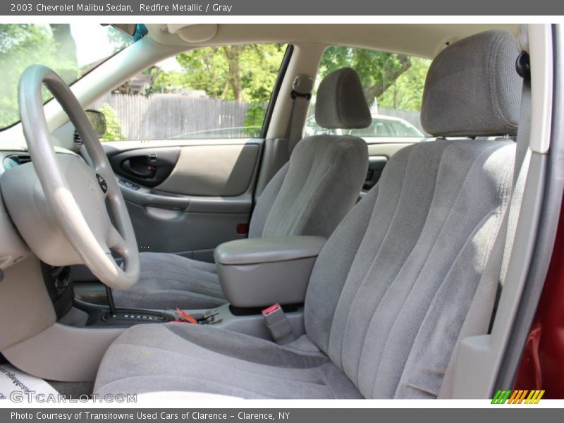 Redfire Metallic / Gray 2003 Chevrolet Malibu Sedan