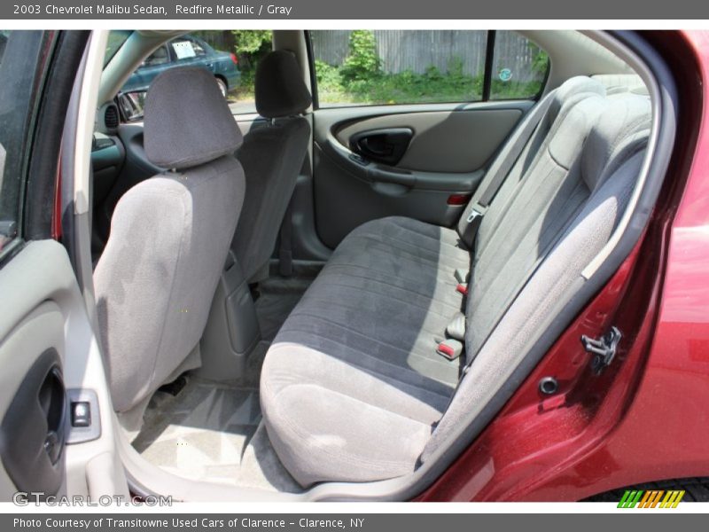 Redfire Metallic / Gray 2003 Chevrolet Malibu Sedan