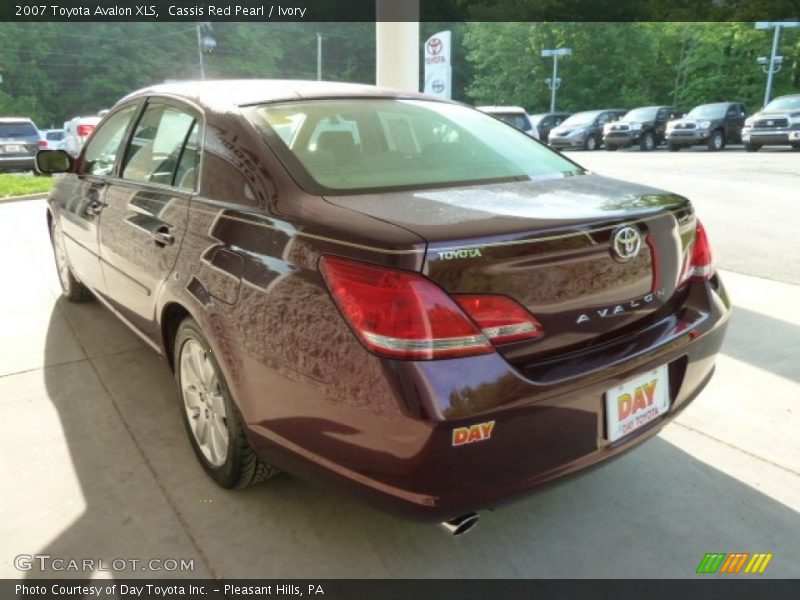 Cassis Red Pearl / Ivory 2007 Toyota Avalon XLS