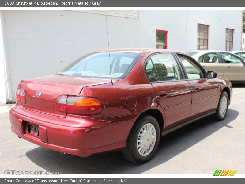 Redfire Metallic / Gray 2003 Chevrolet Malibu Sedan