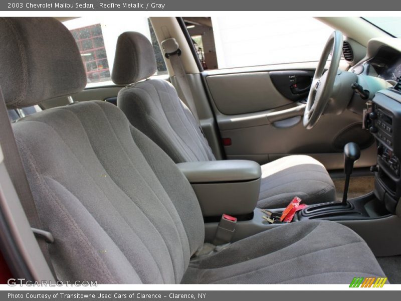 Redfire Metallic / Gray 2003 Chevrolet Malibu Sedan