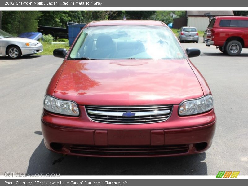 Redfire Metallic / Gray 2003 Chevrolet Malibu Sedan