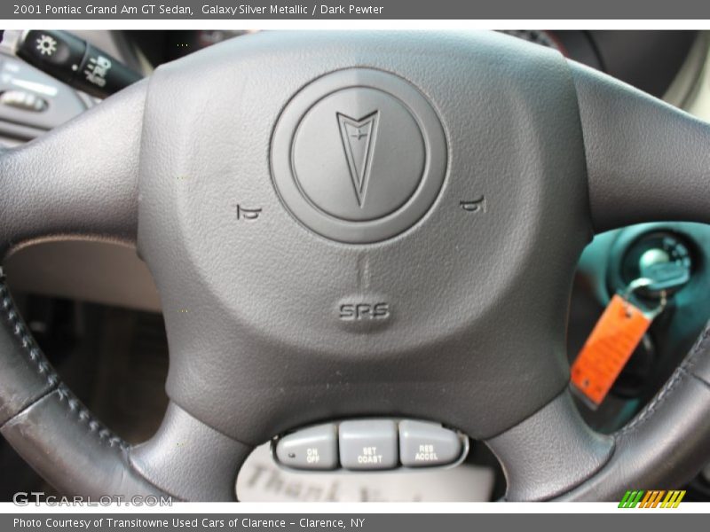 Galaxy Silver Metallic / Dark Pewter 2001 Pontiac Grand Am GT Sedan