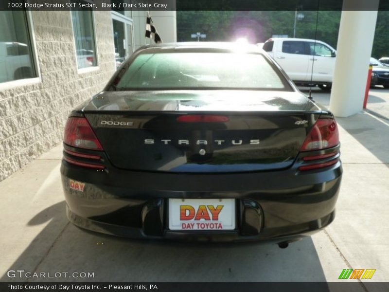 Black / Dark Slate Gray 2002 Dodge Stratus SXT Sedan