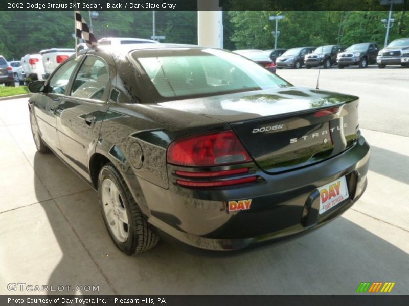 Black / Dark Slate Gray 2002 Dodge Stratus SXT Sedan