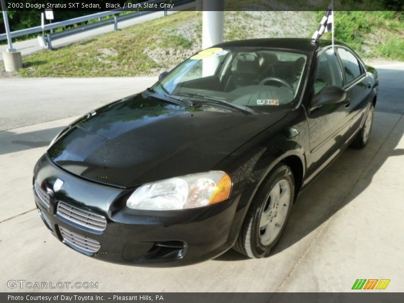 Black / Dark Slate Gray 2002 Dodge Stratus SXT Sedan
