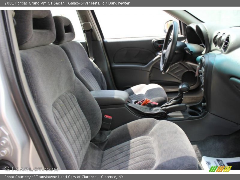 Galaxy Silver Metallic / Dark Pewter 2001 Pontiac Grand Am GT Sedan