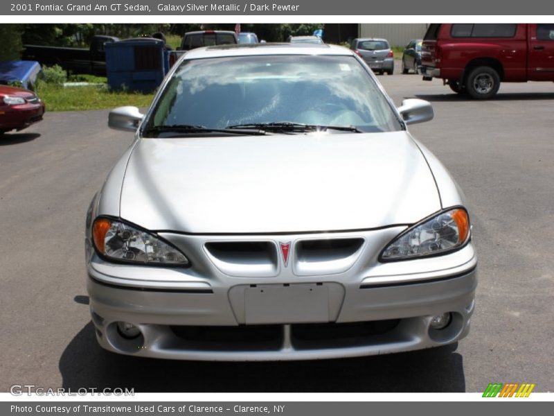 Galaxy Silver Metallic / Dark Pewter 2001 Pontiac Grand Am GT Sedan