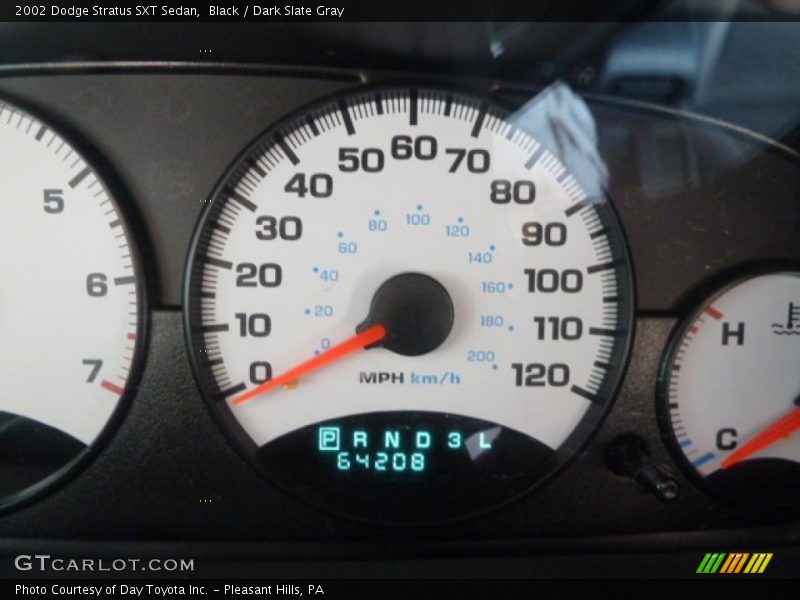 Black / Dark Slate Gray 2002 Dodge Stratus SXT Sedan