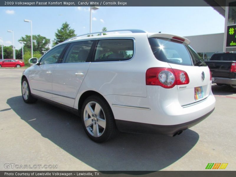 Candy White / Cornsilk Beige 2009 Volkswagen Passat Komfort Wagon