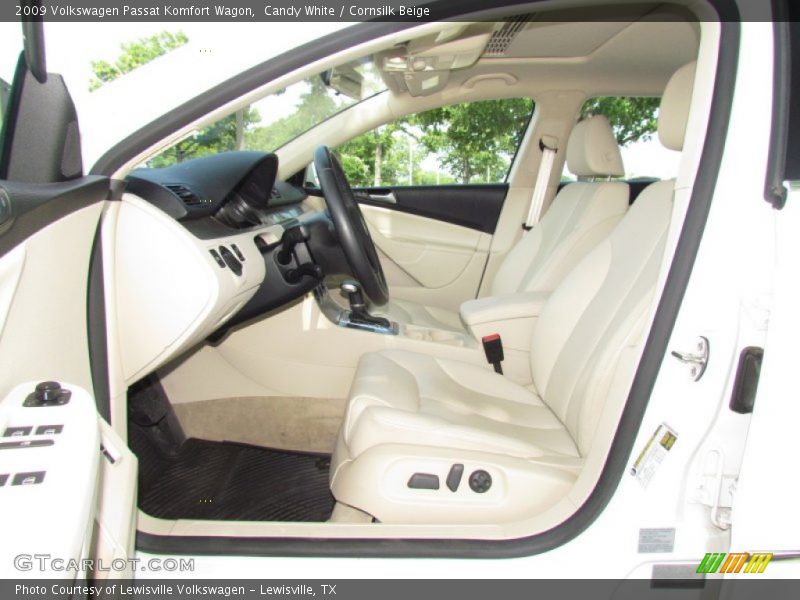 Candy White / Cornsilk Beige 2009 Volkswagen Passat Komfort Wagon